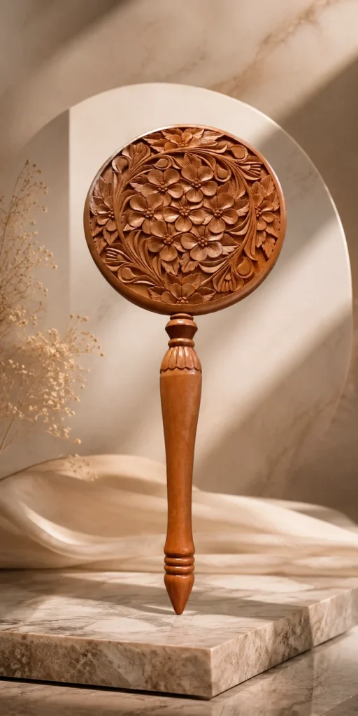 آینه چوبی